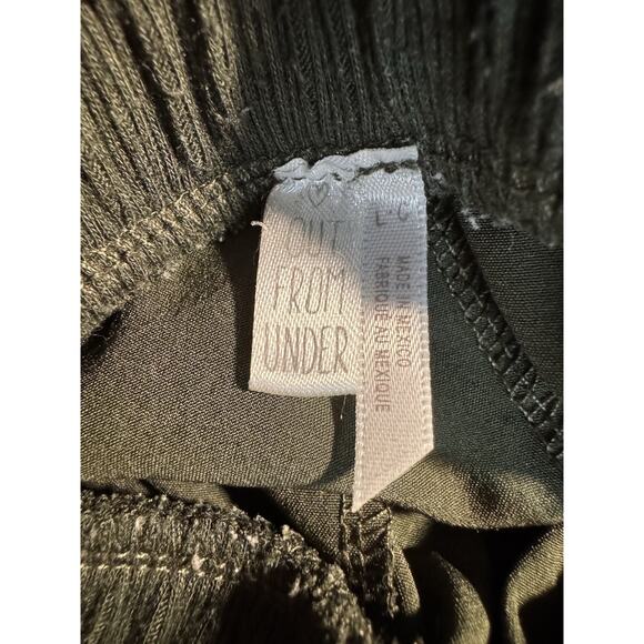 Urban Outfitters Out From Under Womens Size Large Cuffed Green Joggers Pants - Picture 5 of 9